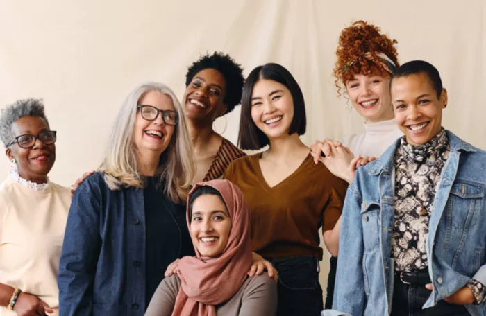 women standing together